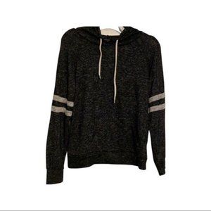 Ambiance Gray and black thin hoodie size L